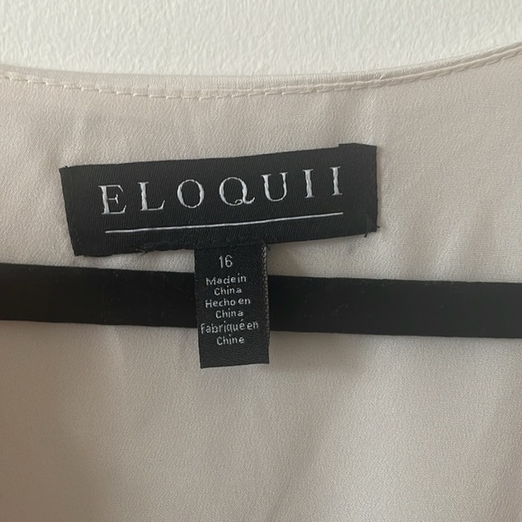 ELOQUII Bridal Kimono Sleeve Maxi Dress - Picture 7 of 7